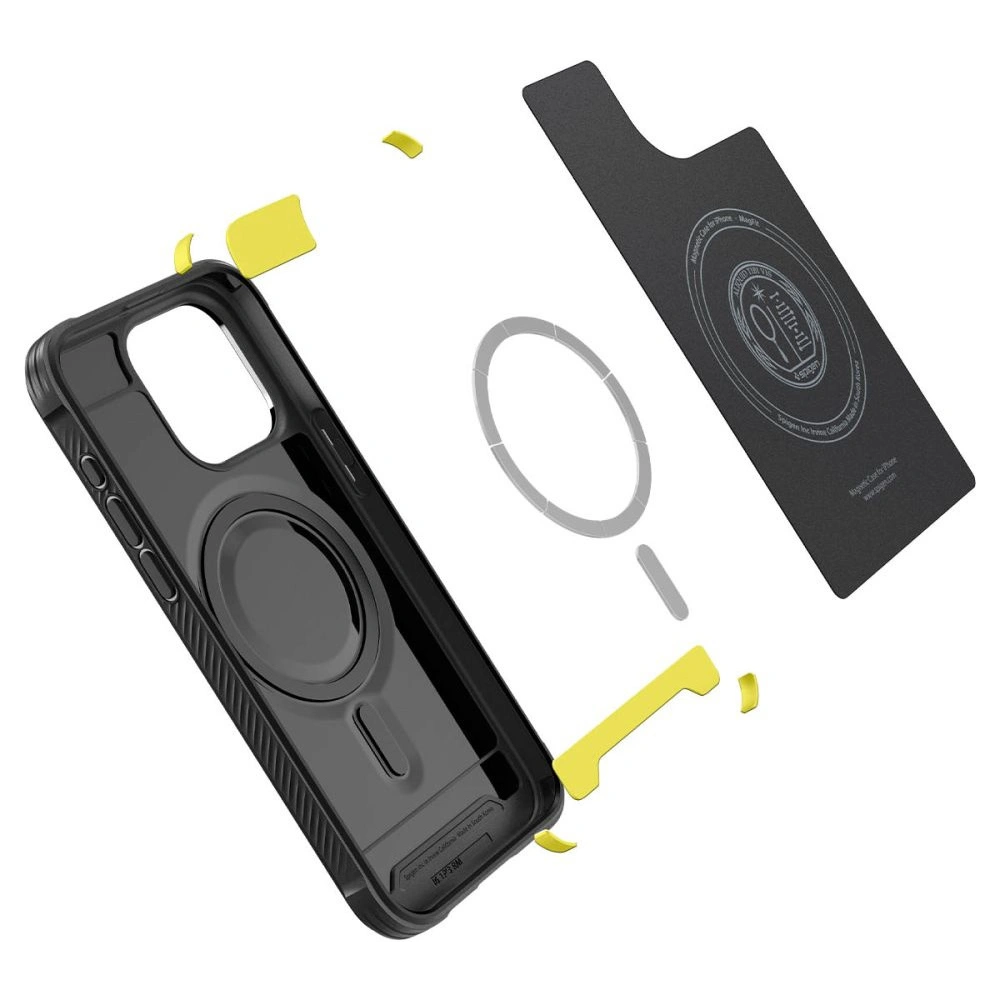 Hurtownia GSM - Case Spigen Rugged Armor Mag MagSafe Apple iPhone 15 Pro Matt Schwarz - SPN3018 - {ean13} - Hurt