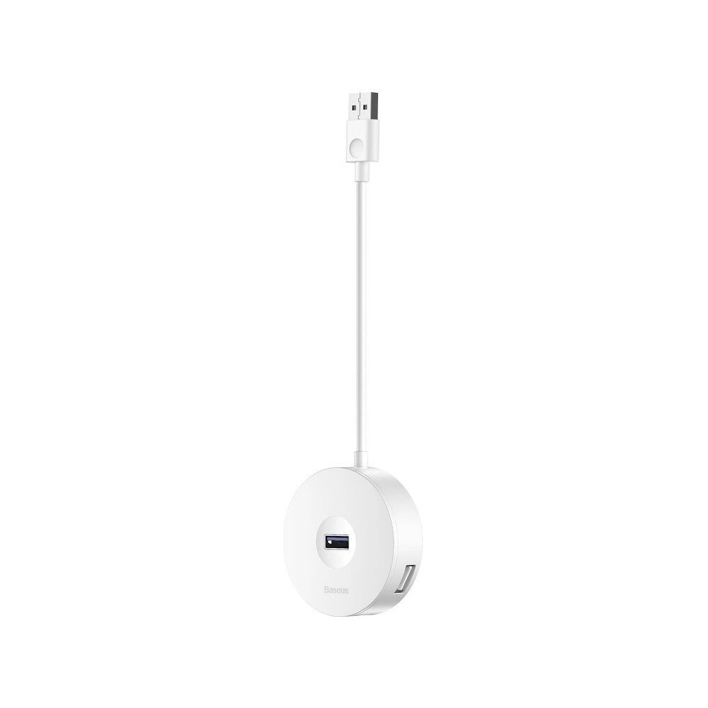 Hurtownia GSM - Hub 4w1 USB do USB 3.0 + 3x USB 2.0 Baseus 15cm (bílý) - BSU362WHT - {ean13} - Hurt