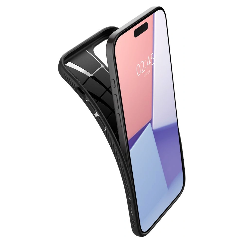 Hurtownia GSM - Etui Spigen Liquid Air Apple iPhone 15 Pro Matná Černá - SPN3019 - {ean13} - Hurt