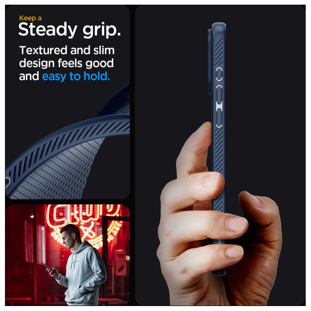 Hurtownia GSM - Etui Spigen Liquid Air Apple iPhone 15 Pro Námořnická modrá - SPN3020 - {ean13} - Hurt