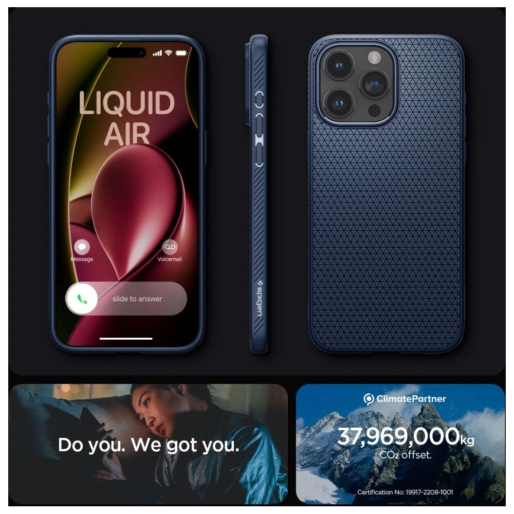 Hurtownia GSM - Etui Spigen Liquid Air Apple iPhone 15 Pro Námořnická modrá - SPN3020 - {ean13} - Hurt