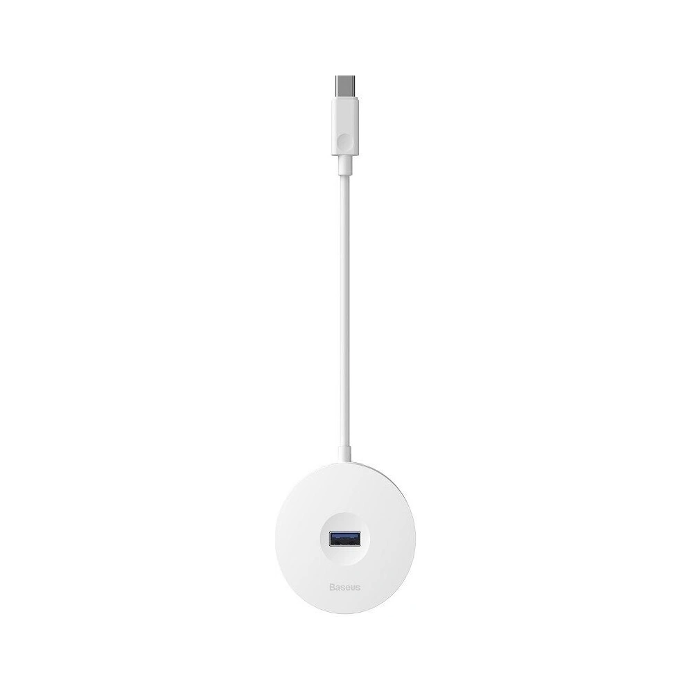Hurtownia GSM - Hub 4w1 USB-C do USB 3.0 + 3x USB 2.0 Baseus 15cm (bílý) - BSU363WHT - {ean13} - Hurt
