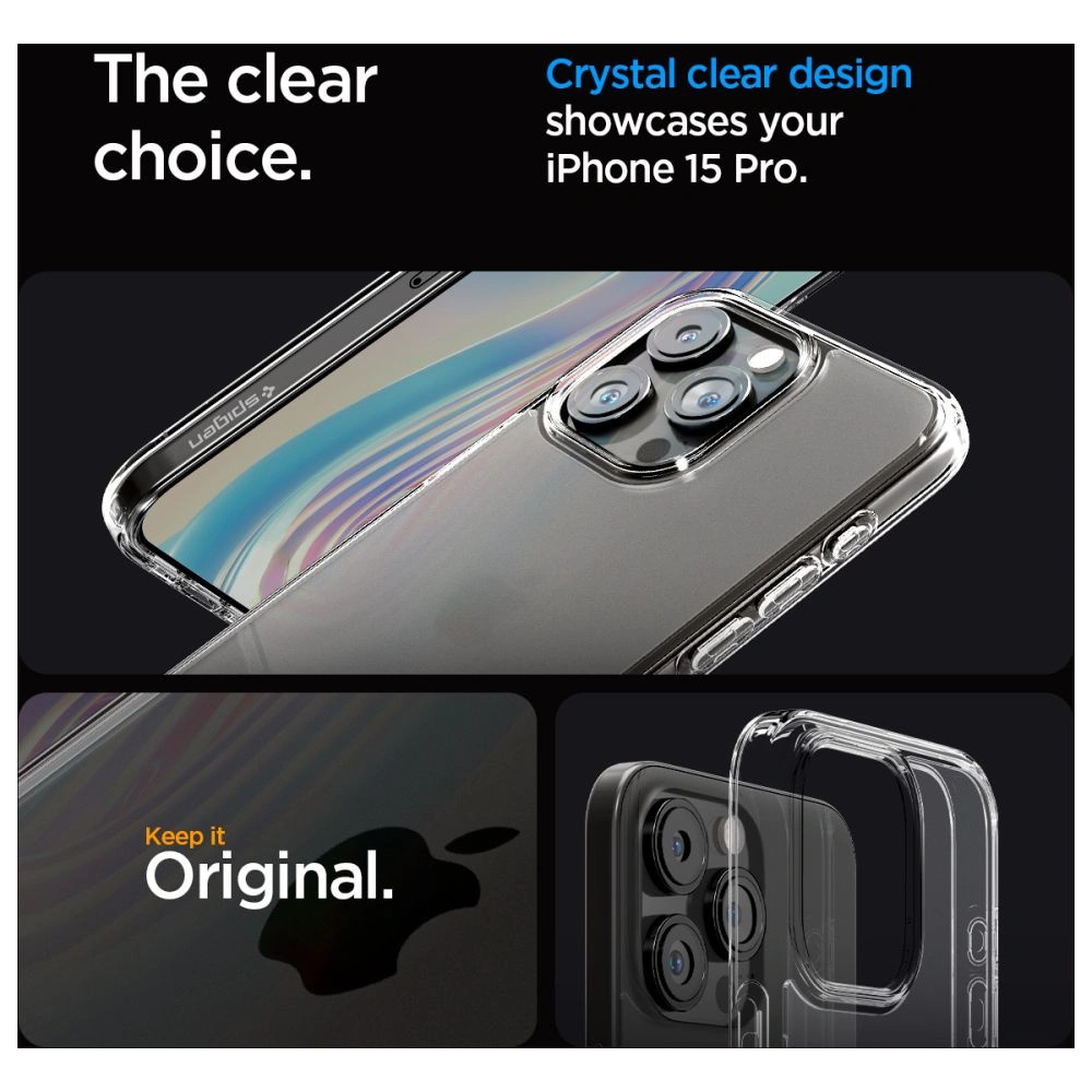 Wholesale Spigen Ultra Hybrid Apple iPhone 15 Pro Frost Clear - SPN3023 - {ean13} - Hurt