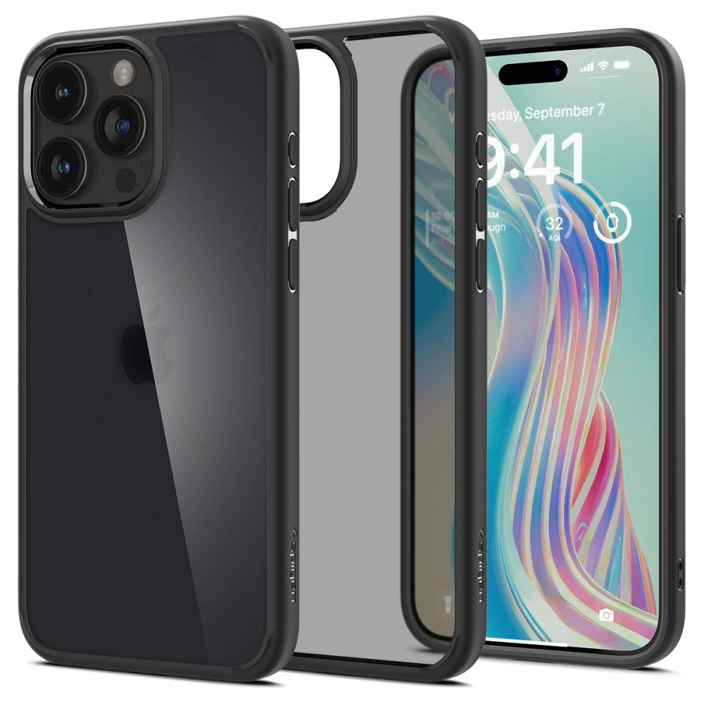 Hurtownia GSM - Etui Spigen Ultra Hybrid Apple iPhone 15 Pro Frost Fekete - SPN3024 - {ean13} - Hurt
