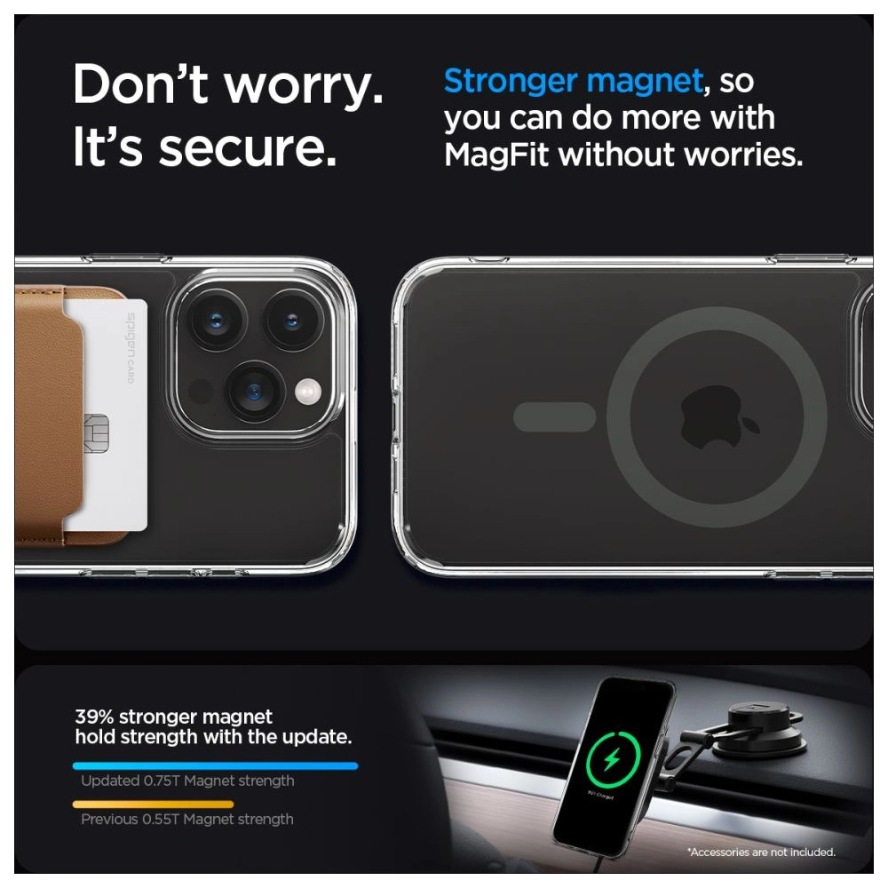 Hurtownia GSM - Etui Spigen Ultra Hybrid Mag MagSafe Apple iPhone 15 Pro Graphit - SPN3027 - {ean13} - Hurt