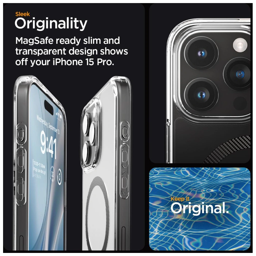 Hurtownia GSM - Case Spigen Ultra Hybrid Mag MagSafe Apple iPhone 15 Pro Carbonfaser - SPN3028 - {ean13} - Hurt