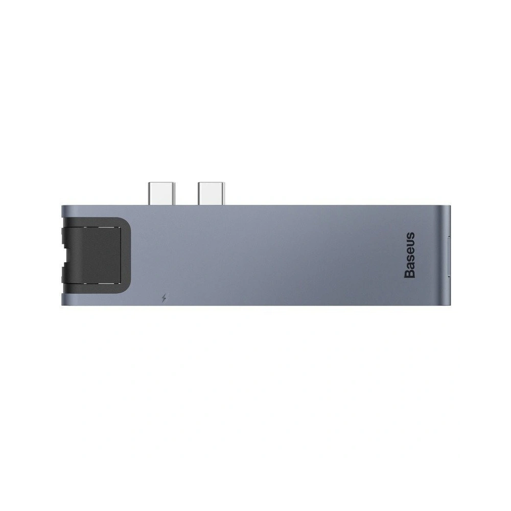 Hurtownia GSM - Hub Adapter 7w1 Baseus pro MacBook Pro 2016/2017/2018 USB 3.0 x2, USB-C, HDMI, SD, microSD, Ethernet RJ45 - BSU364 - {ean13} - Hurt
