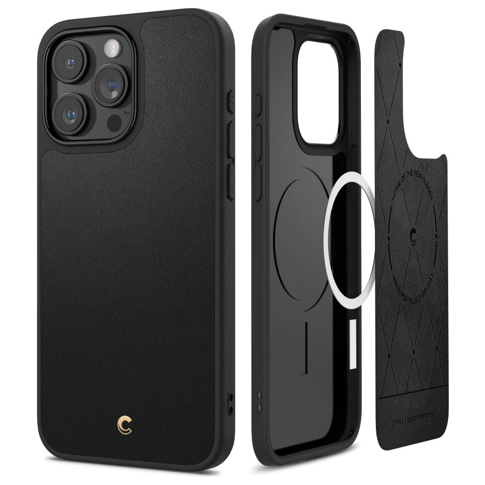 Hurtownia GSM - Etui Spigen Cyrill Kajuk Mag MagSafe Apple iPhone 15 Pro Fekete - SPN3030 - {ean13} - Hurt