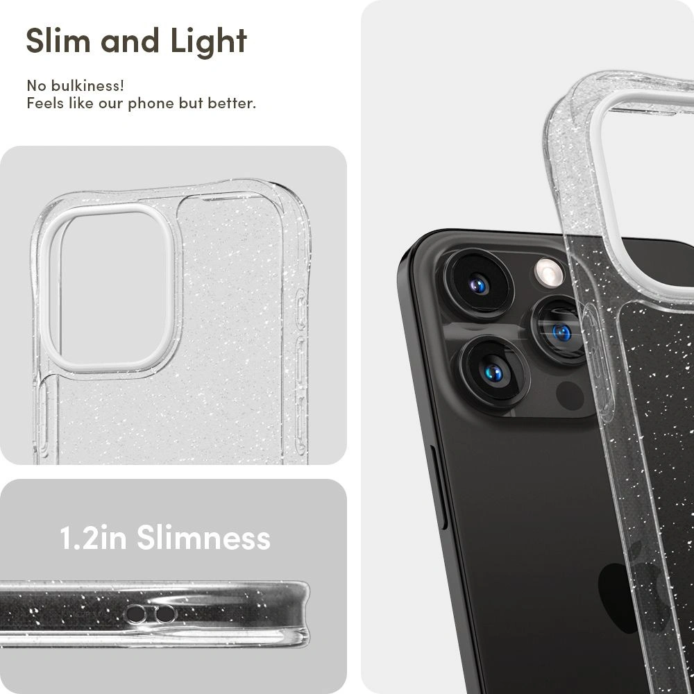 Hurtownia GSM - Etui Spigen Cyrill Cecile Apple iPhone 15 Pro Csillogó Átlátszó - SPN3031 - {ean13} - Hurt