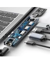 Hurtownia GSM - Hub Adapter 7w1 Baseus pro MacBook Pro 2016/2017/2018 USB 3.0 x2, USB-C, HDMI, SD, microSD, Ethernet RJ45 - BSU364 - {ean13} - Hurt