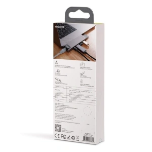 Hub Adapter 7w1 Baseus do MacBook Pro 2016/2017/2018 USB 3.0 x2, USB-C, HDMI, SD, microSD, Ethernet RJ45