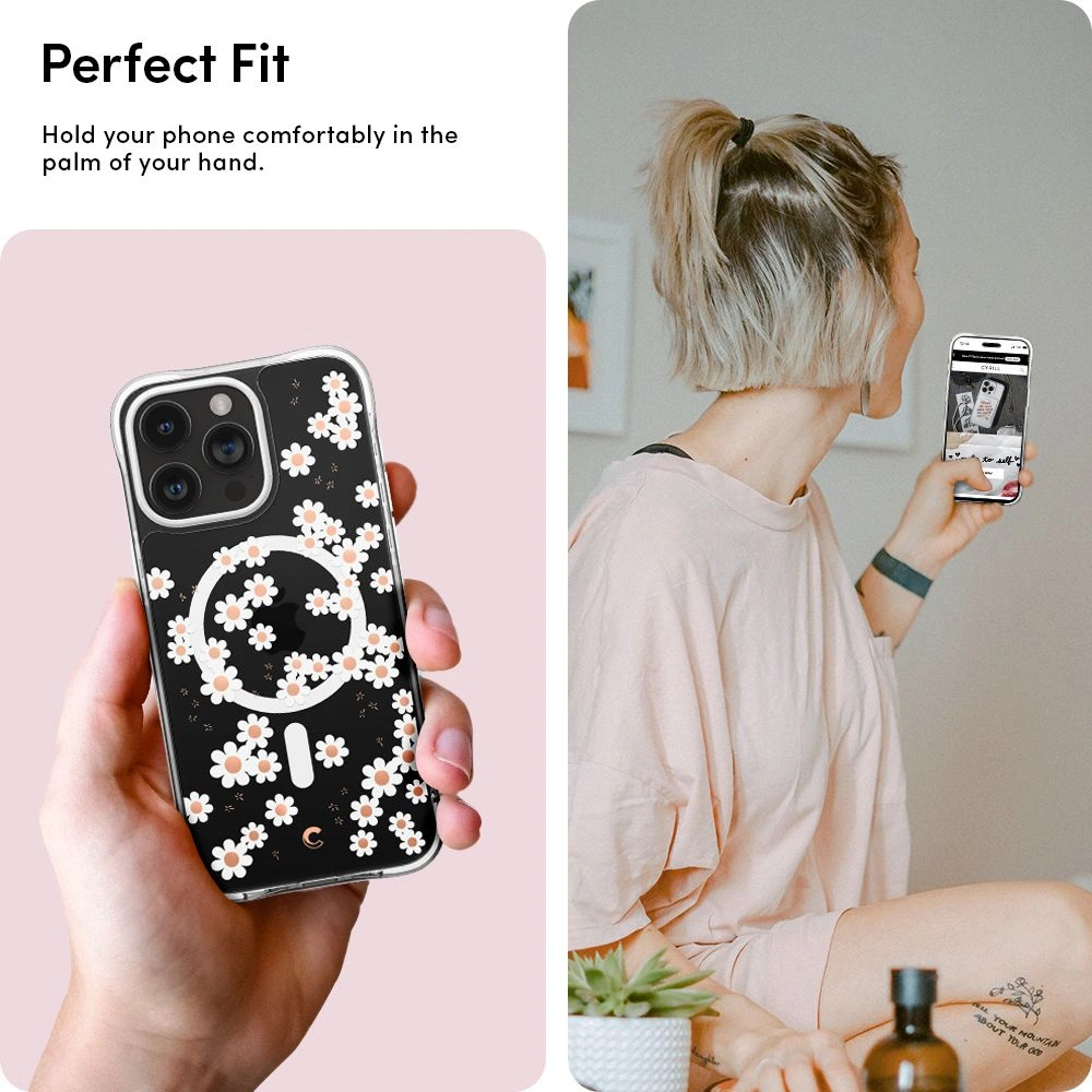 Hurtownia GSM - Case Spigen Cyrill Cecile Mag MagSafe Apple iPhone 15 Pro Weiß Daisy - SPN3034 - {ean13} - Hurt