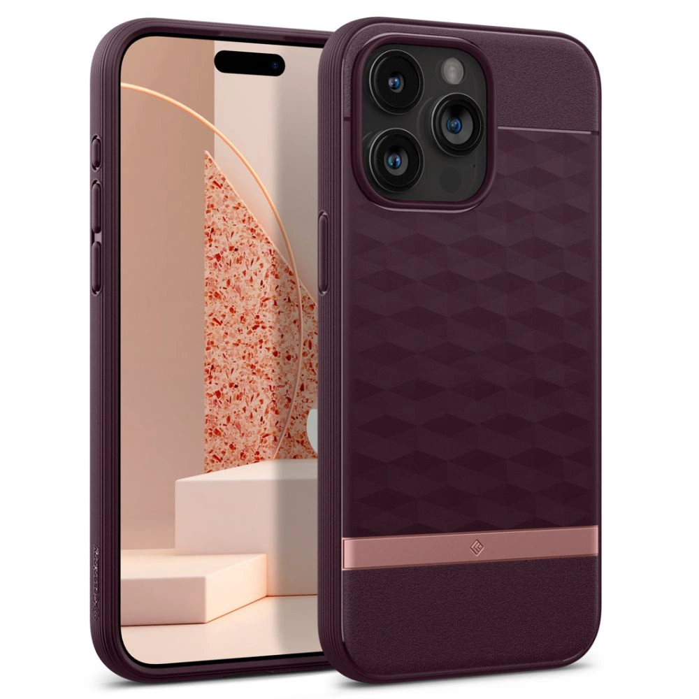 Hurtownia GSM - Etui Caseology Parallax Mag MagSafe Apple iPhone 15 Pro Bordeaux - SPN3035 - {ean13} - Hurt