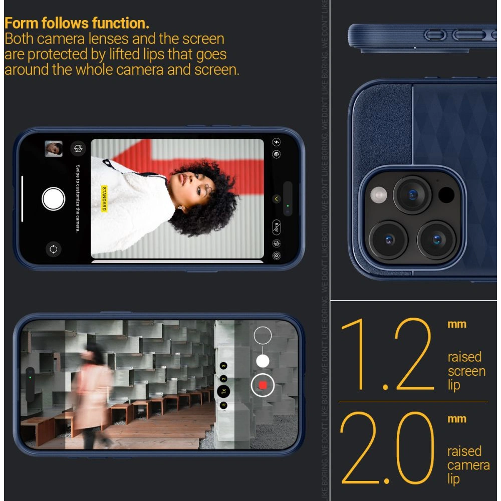 Hurtownia GSM - Case Caseology Parallax Mag MagSafe Apple iPhone 15 Pro Mitternachtsblau - SPN3036 - {ean13} - Hurt