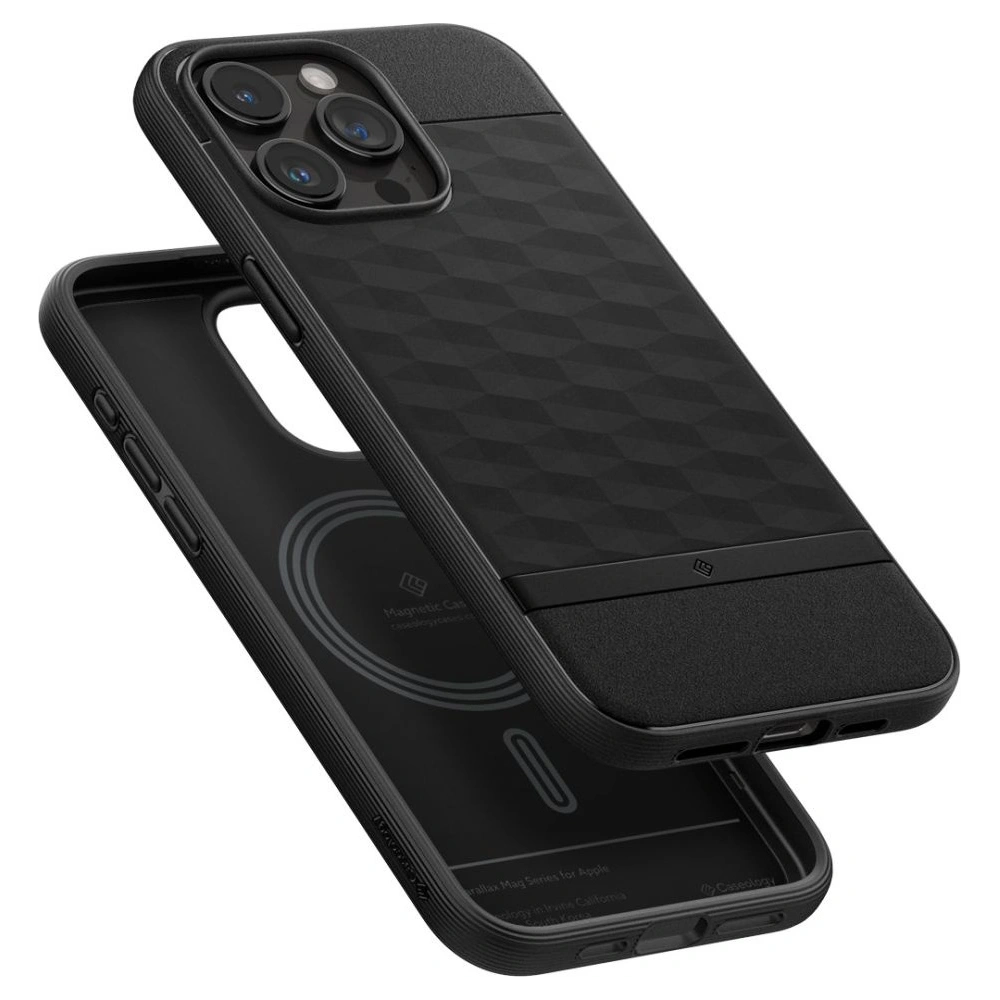 Hurtownia GSM - Etui Caseology Parallax Mag MagSafe Apple iPhone 15 Pro Matná černá - SPN3037 - {ean13} - Hurt