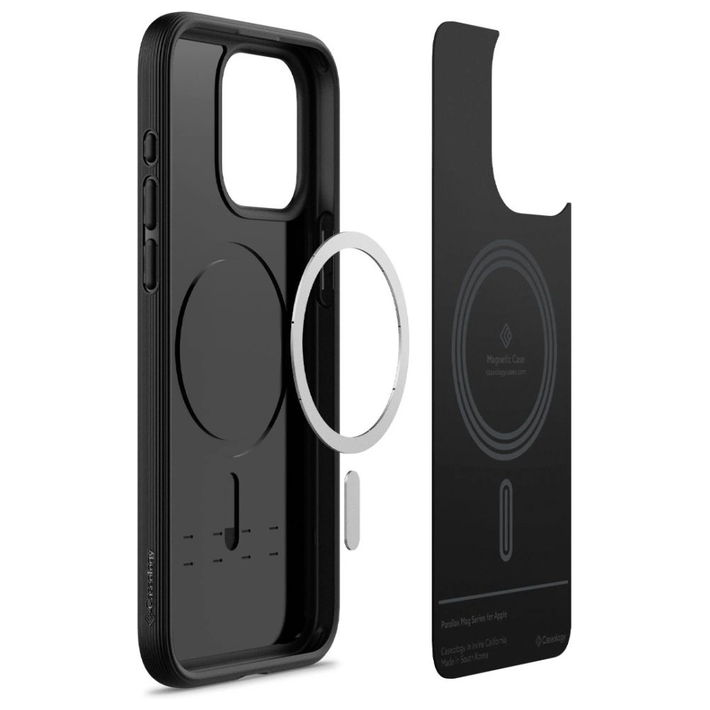 Hurtownia GSM - Etui Caseology Parallax Mag MagSafe Apple iPhone 15 Pro Matná černá - SPN3037 - {ean13} - Hurt