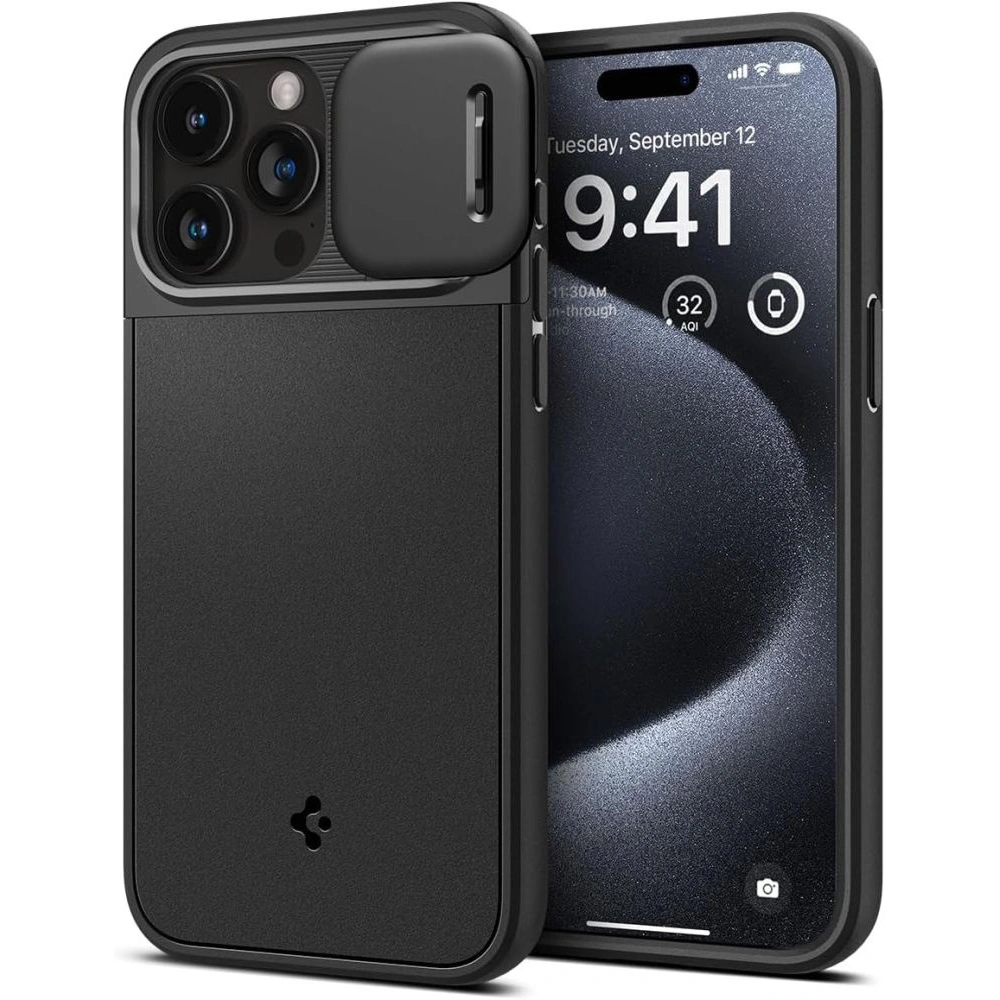 Hurtownia GSM - Etui Spigen Optik Armor Mag MagSafe Apple iPhone 15 Pro Fekete - SPN3041 - {ean13} - Hurt