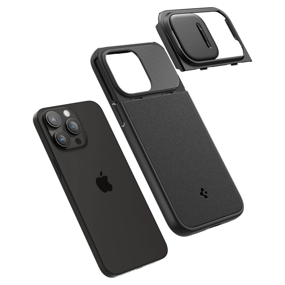 Hurtownia GSM - Etui Spigen Optik Armor Mag MagSafe Apple iPhone 15 Pro Fekete - SPN3041 - {ean13} - Hurt