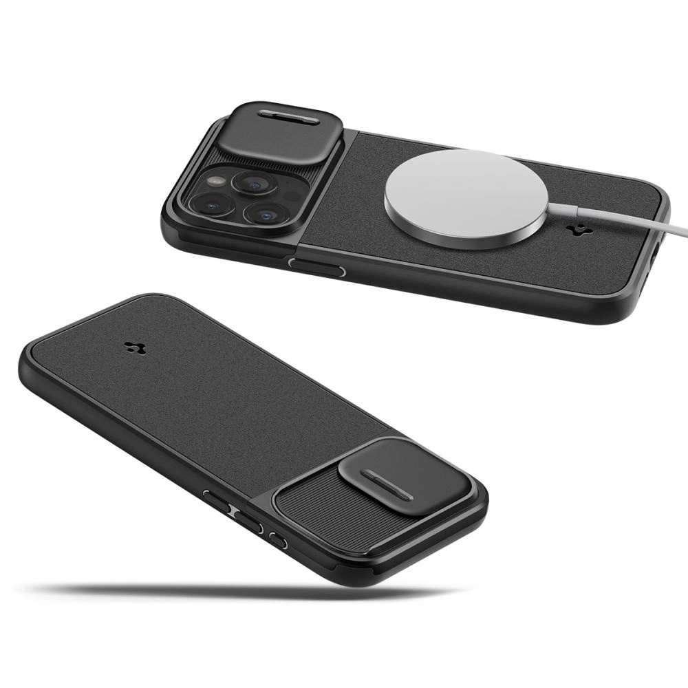 Hurtownia GSM - Etui Spigen Optik Armor Mag MagSafe Apple iPhone 15 Pro Fekete - SPN3041 - {ean13} - Hurt