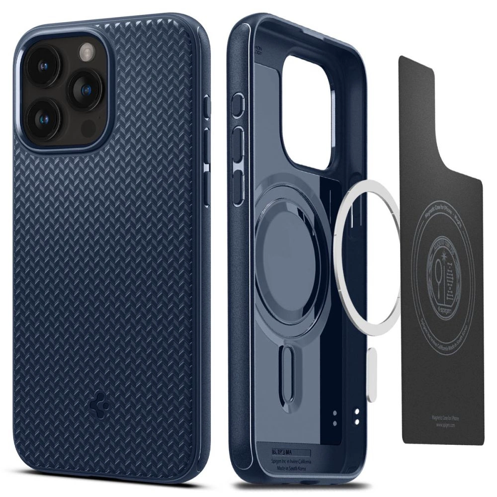 Hurtownia GSM - Etui Spigen Mag Armor MagSafe Apple iPhone 15 Pro Námořnická modř - SPN3042 - {ean13} - Hurt