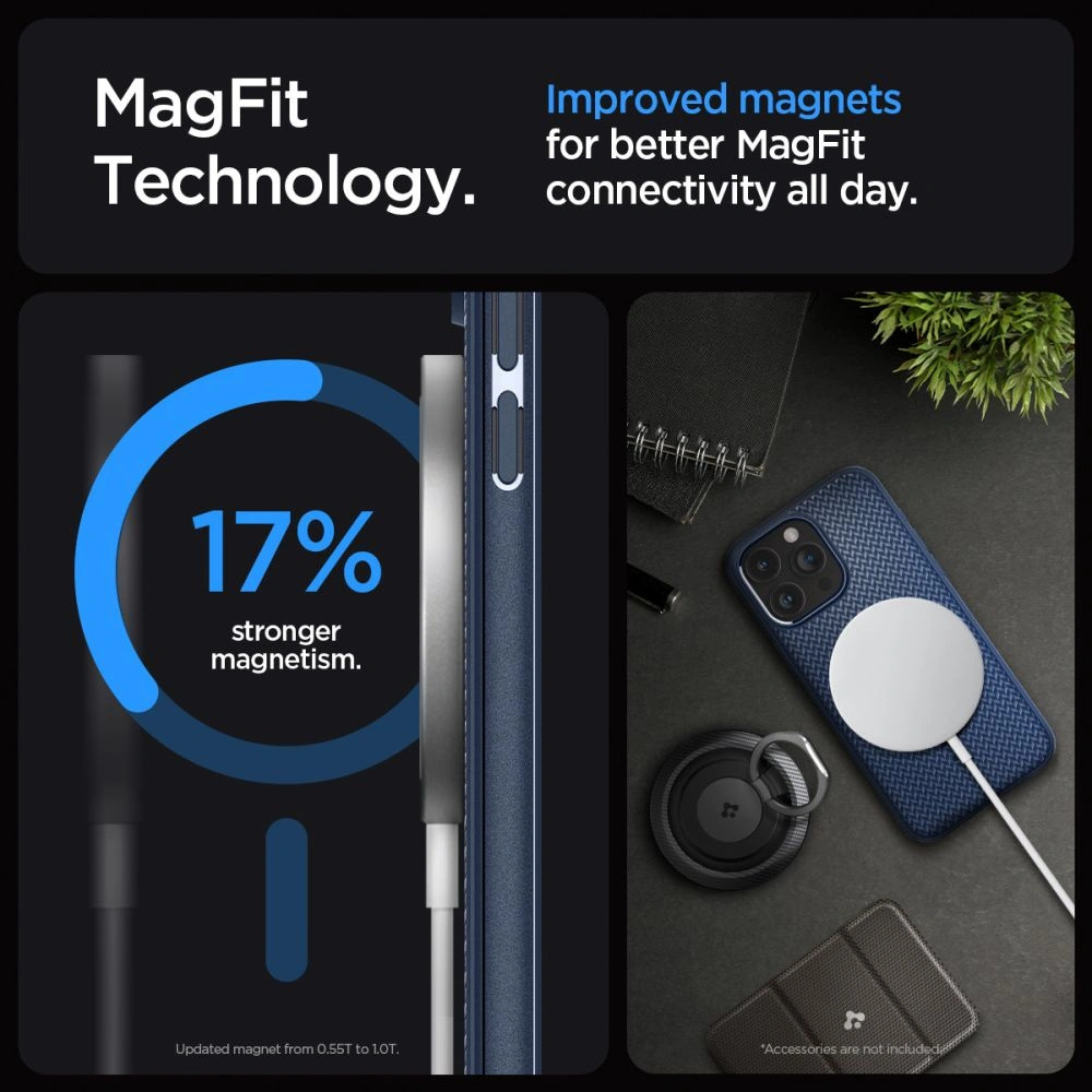 Hurtownia GSM - Etui Spigen Mag Armor MagSafe Apple iPhone 15 Pro Námořnická modř - SPN3042 - {ean13} - Hurt