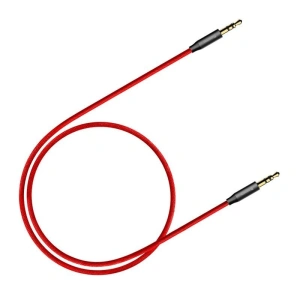Kabel audio mini jack 3,5mm AUX Baseus Yiven 1m (czerwony)