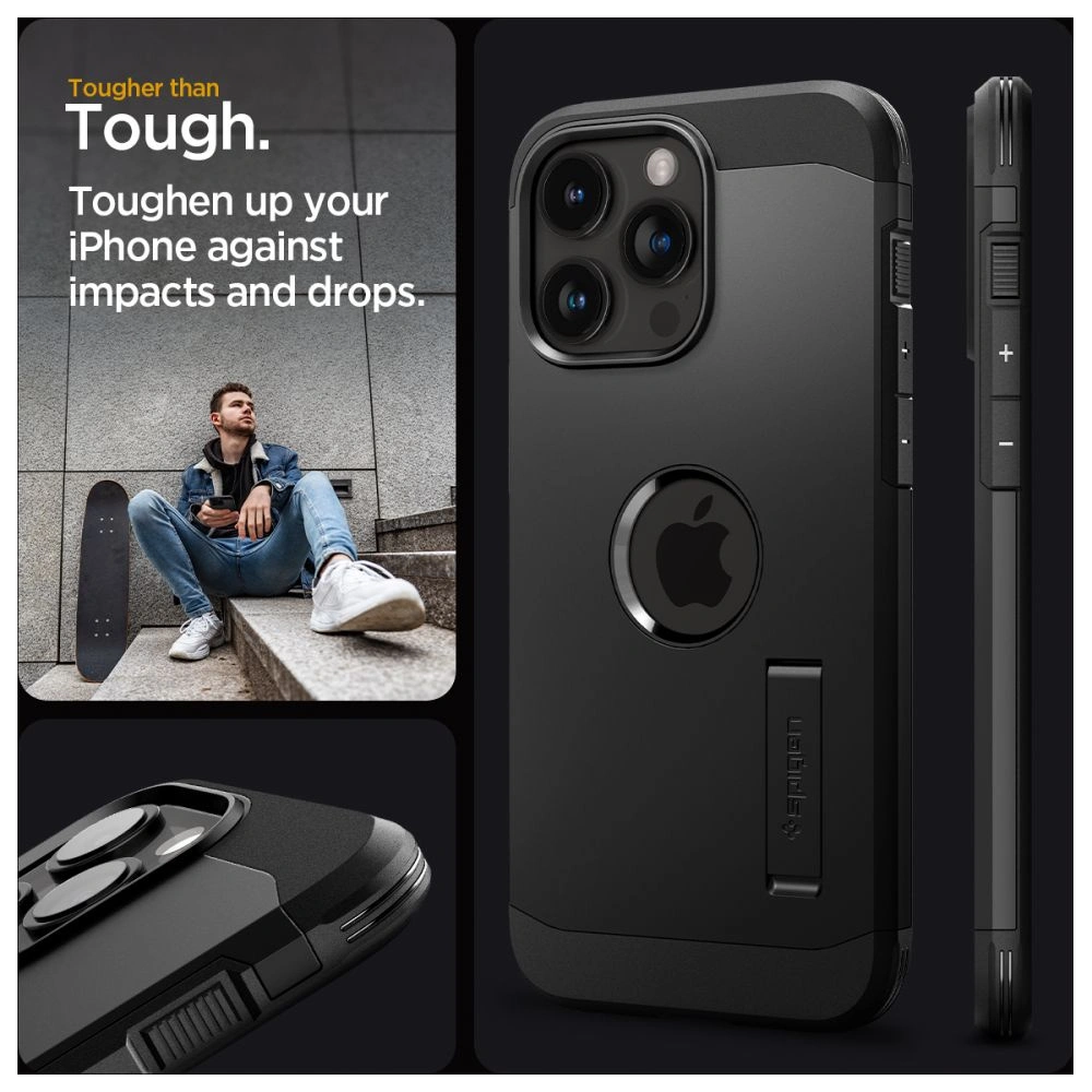 Hurtownia GSM - Etui Spigen Tough Armor Mag MagSafe Apple iPhone 15 Pro Černá - SPN3044 - {ean13} - Hurt