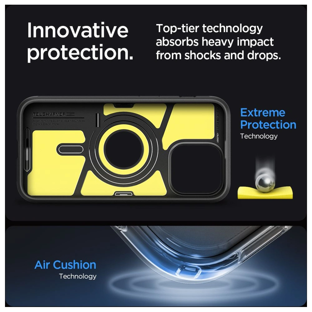 Hurtownia GSM - Etui Spigen Tough Armor Mag MagSafe Apple iPhone 15 Pro Černá - SPN3044 - {ean13} - Hurt