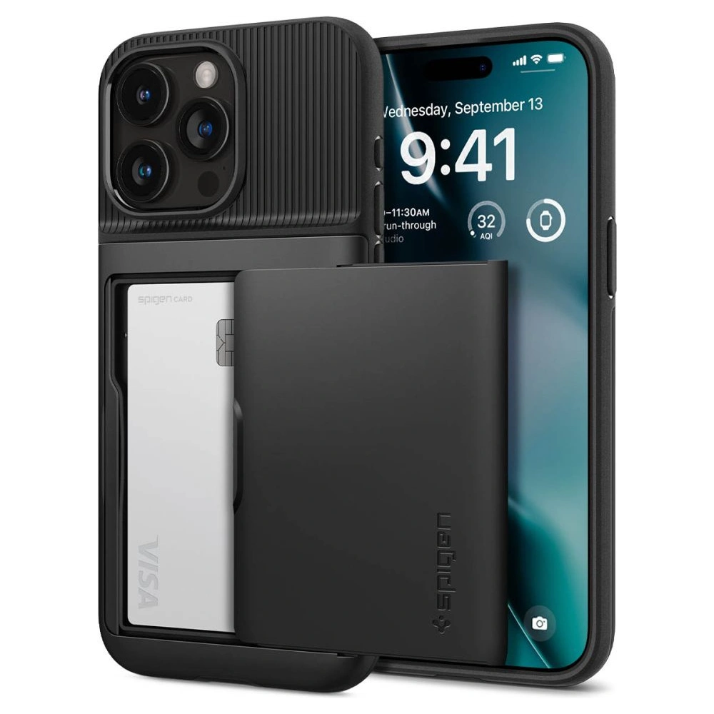 Hurtownia GSM - Etui Spigen Slim Armor CS Apple iPhone 15 Pro Fekete - SPN3045 - {ean13} - Hurt