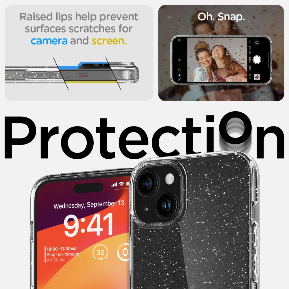 Hurtownia GSM - Case Spigen Liquid Crystal Apple iPhone 15 Glitter Crystal - SPN3053 - {ean13} - Hurt