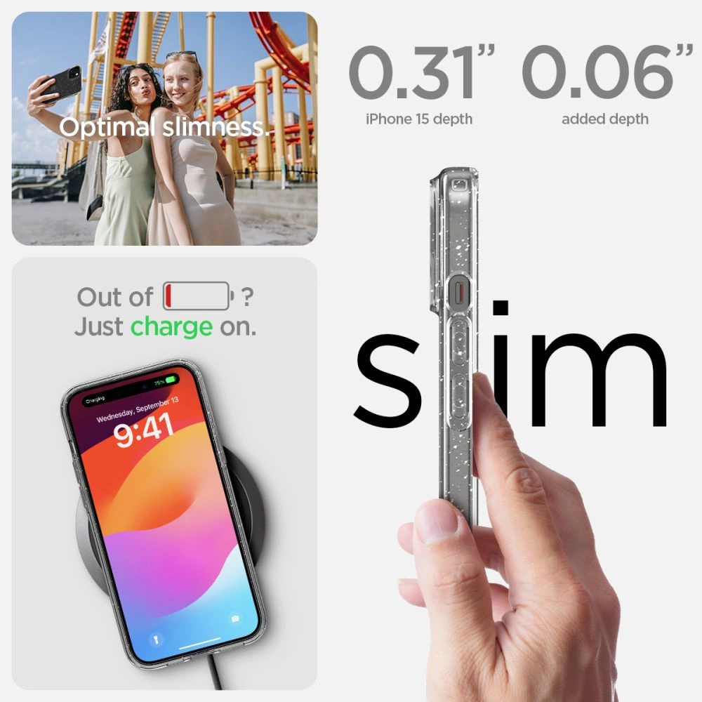 Wholesale Spigen Liquid Crystal Apple iPhone 15 Glitter Crystal - SPN3053 - {ean13} - Hurt