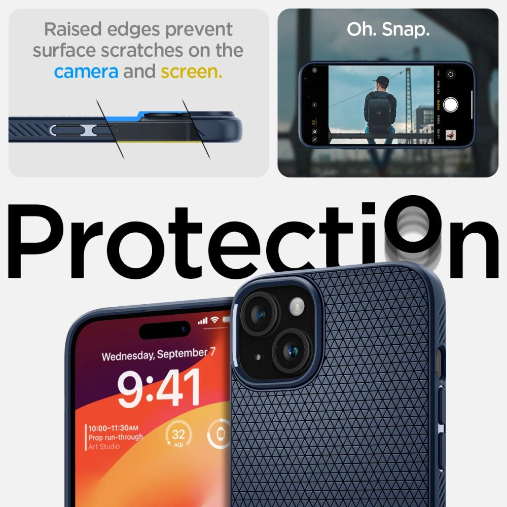 Hurtownia GSM - Etui Spigen Liquid Air Apple iPhone 15 Navy Blue - SPN3055 - {ean13} - Hurt
