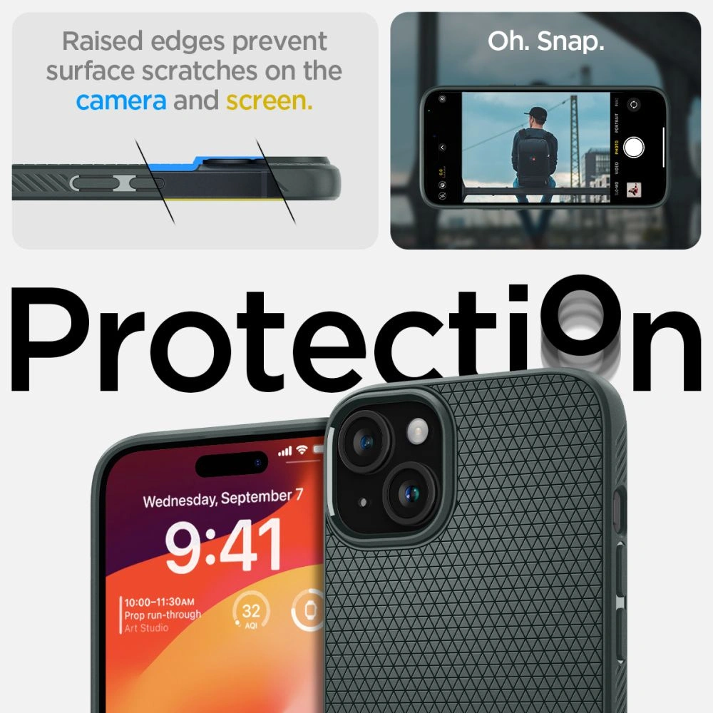 Hurtownia GSM - Etui Spigen Liquid Air Apple iPhone 15 Verde Abyssal - SPN3056 - {ean13} - Hurt