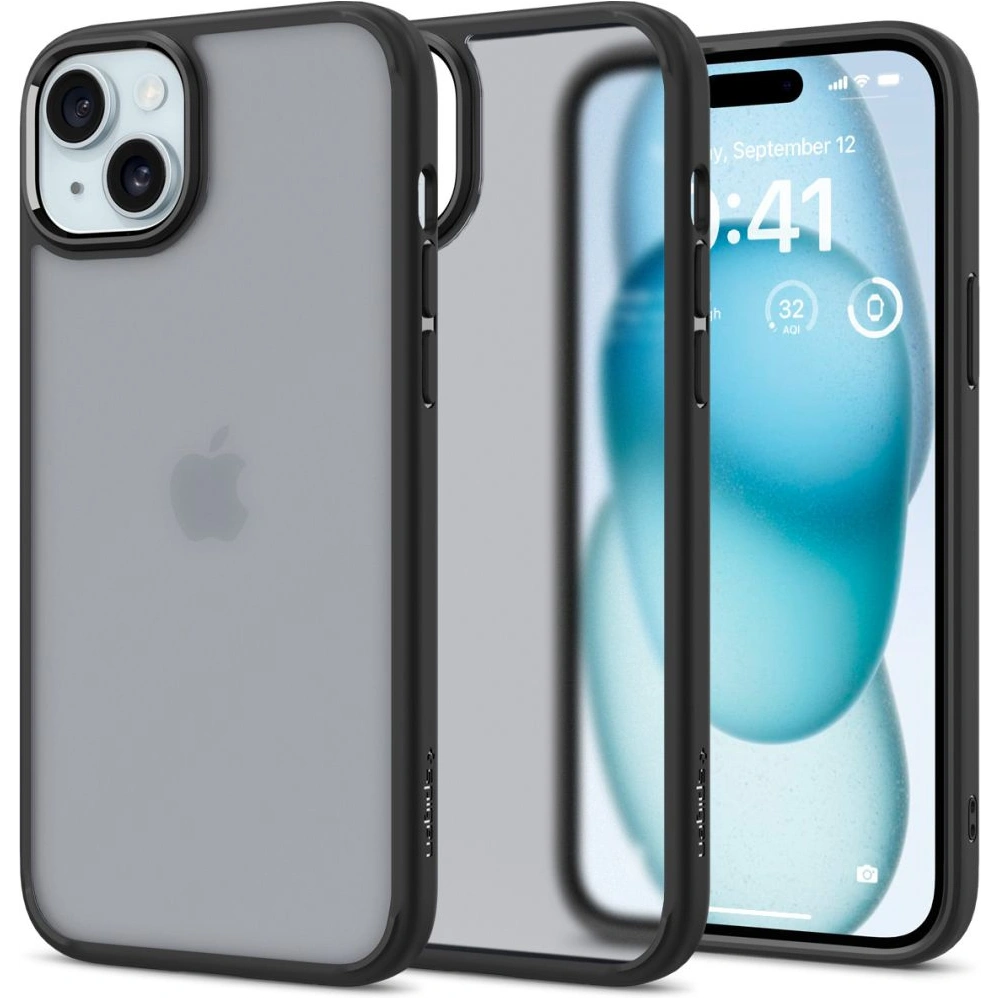 Hurtownia GSM - Etui Spigen Ultra Hybrid Apple iPhone 15 Black Frost - SPN3059 - {ean13} - Hurt