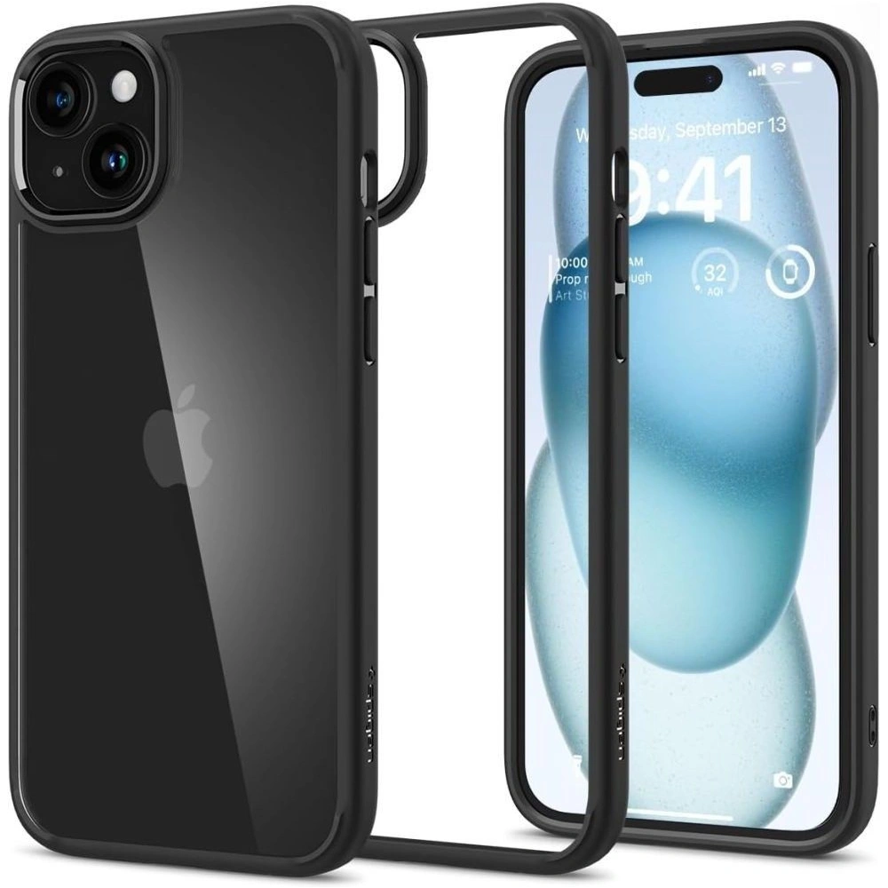 Hurtownia GSM - Etui Spigen Ultra Hybrid Apple iPhone 15 Negru Mat - SPN3060 - {ean13} - Hurt