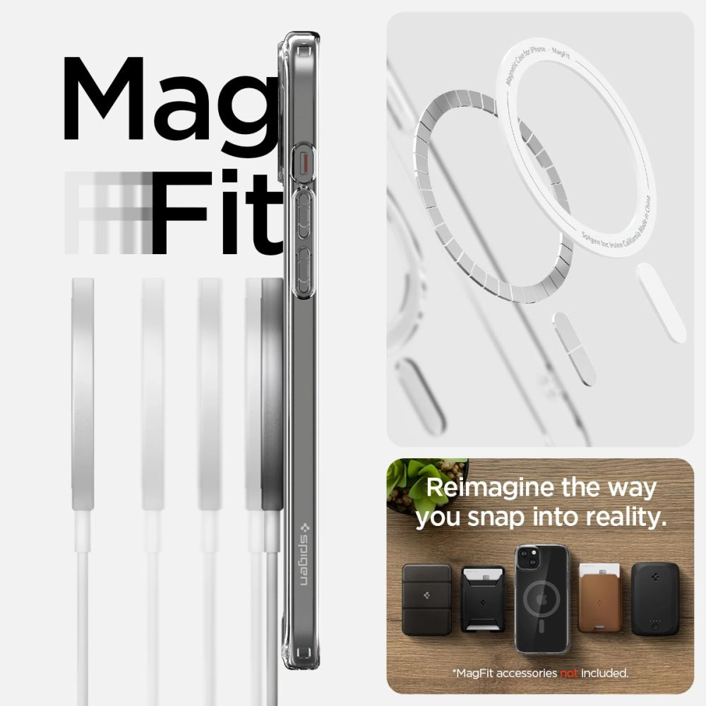 Wholesale Spigen Ultra Hybrid Mag MagSafe Apple iPhone 15 Graphite - SPN3063 - {ean13} - Hurt