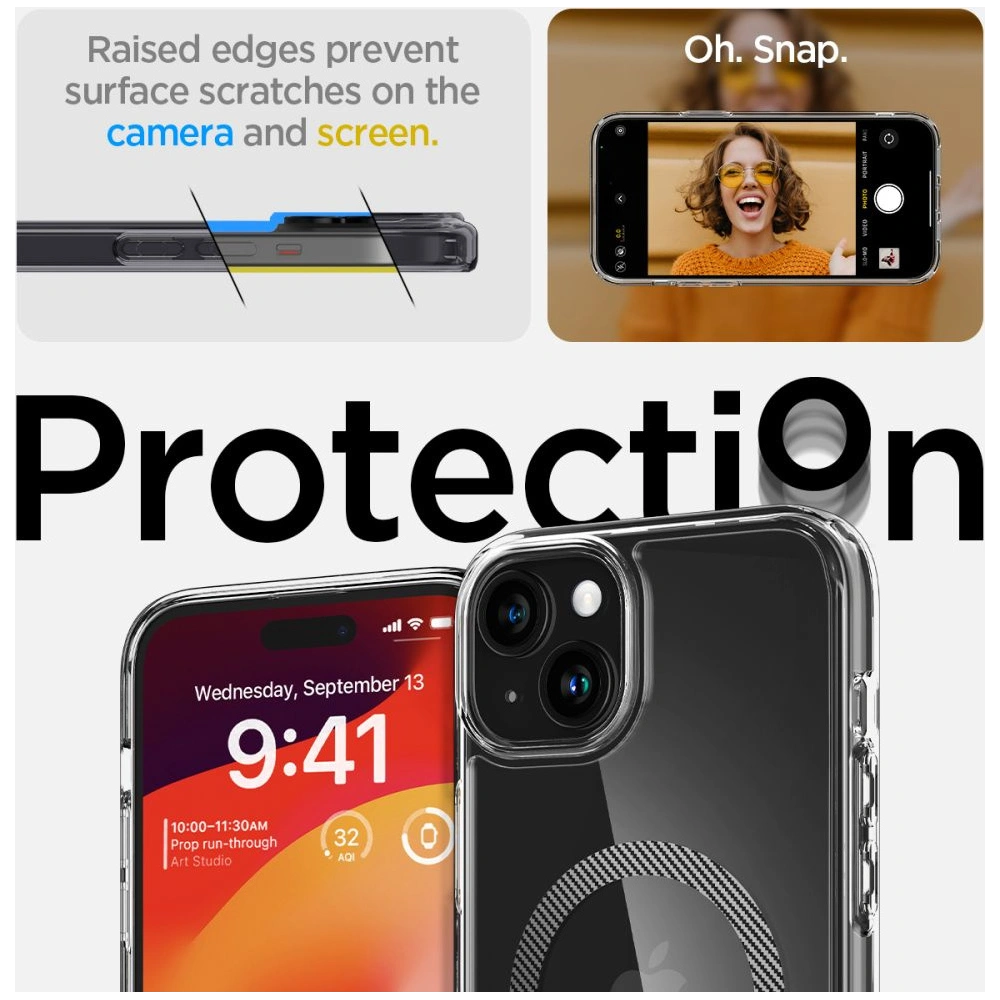 Wholesale Spigen Ultra Hybrid Mag MagSafe Apple iPhone 15 Carbon Fiber - SPN3064 - {ean13} - Hurt