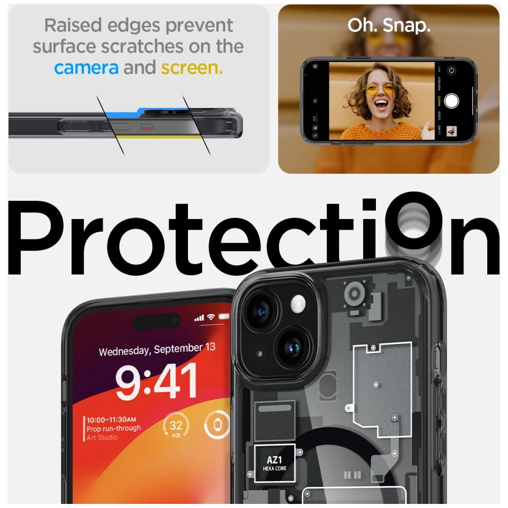 Wholesale Spigen Ultra Hybrid Mag MagSafe Apple iPhone 15 Zero One - SPN3065 - {ean13} - Hurt