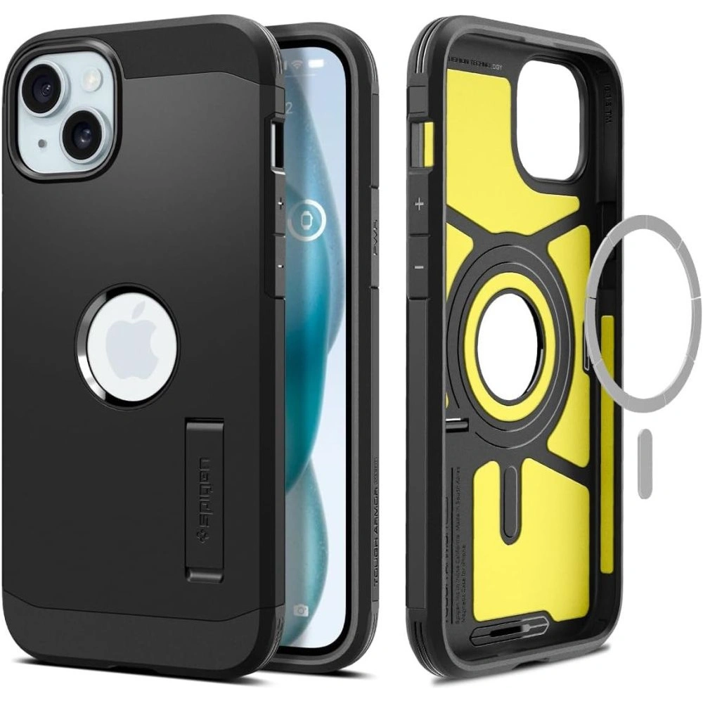 Wholesale Spigen Tough Armor Mag MagSafe Apple iPhone 15 Black - SPN3066 - {ean13} - Hurt