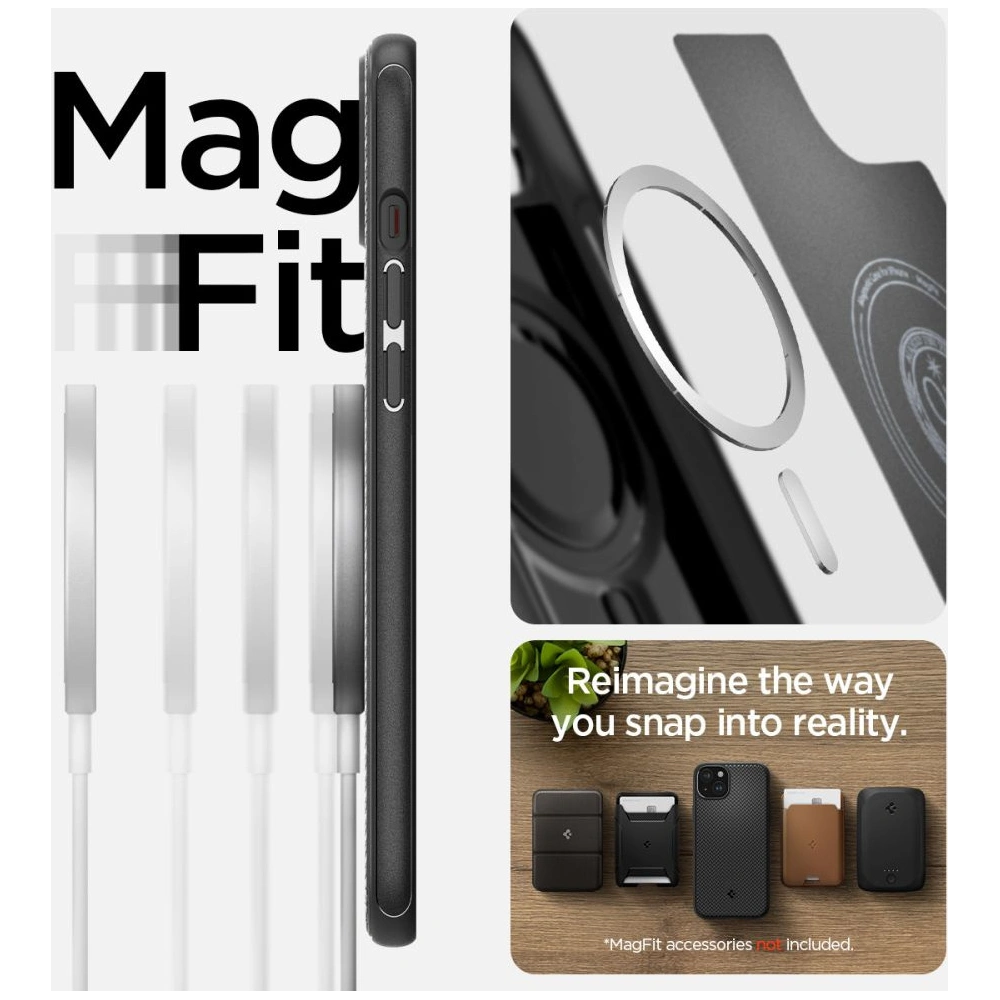 Wholesale Spigen Mag Armor MagSafe Apple iPhone 15 Matte Black - SPN3067 - {ean13} - Hurt