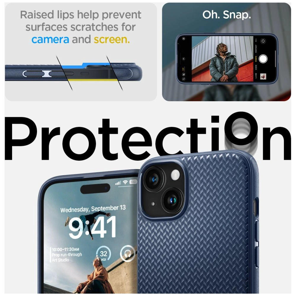 Wholesale Spigen Mag Armor MagSafe Apple iPhone 15 Navy Blue - SPN3068 - {ean13} - Hurt