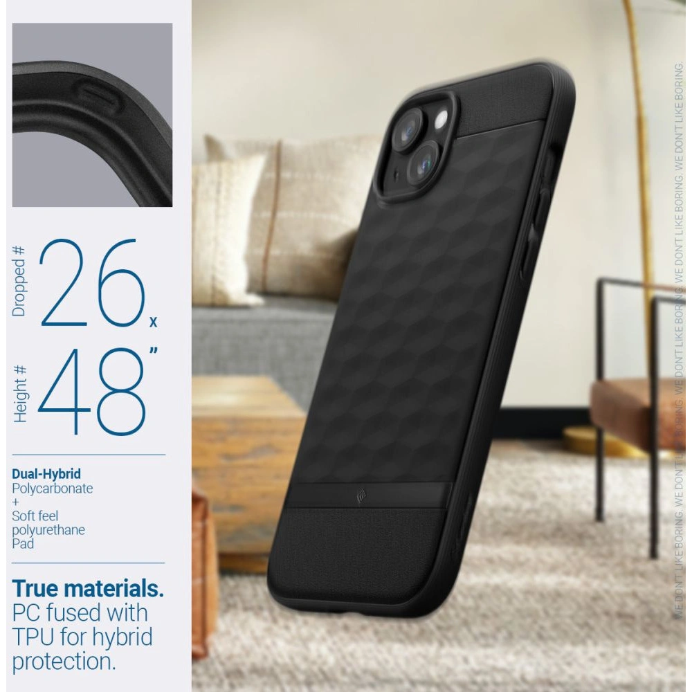 Hurtownia GSM - Case Caseology Parallax Mag MagSafe Apple iPhone 15 Matt Schwarz - SPN3071 - {ean13} - Hurt