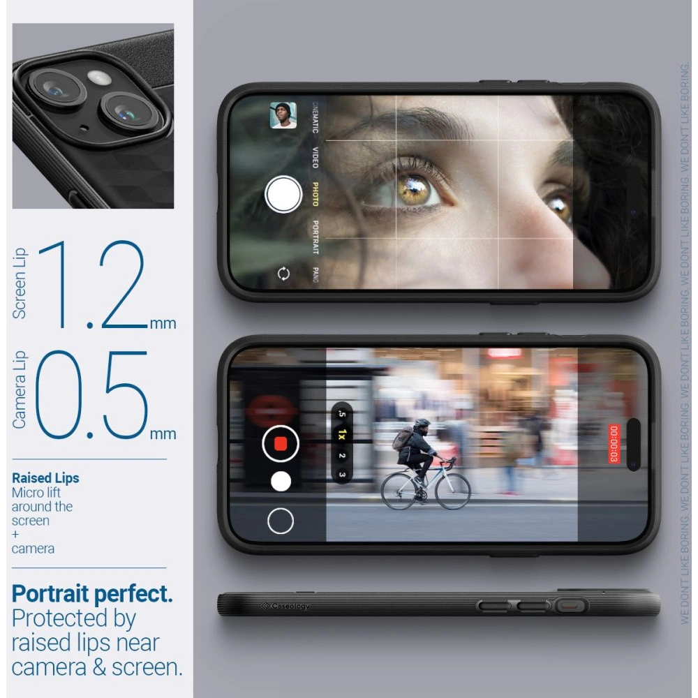 Wholesale Caseology Parallax Mag MagSafe Apple iPhone 15 Matte Black - SPN3071 - {ean13} - Hurt