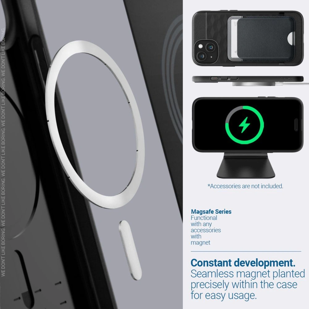Wholesale Caseology Parallax Mag MagSafe Apple iPhone 15 Matte Black - SPN3071 - {ean13} - Hurt