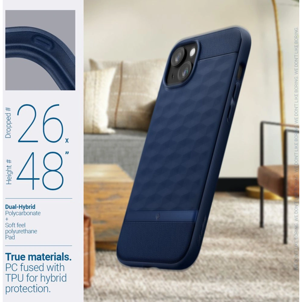 Wholesale Caseology Parallax Mag MagSafe Apple iPhone 15 Midnight Blue - SPN3072 - {ean13} - Hurt