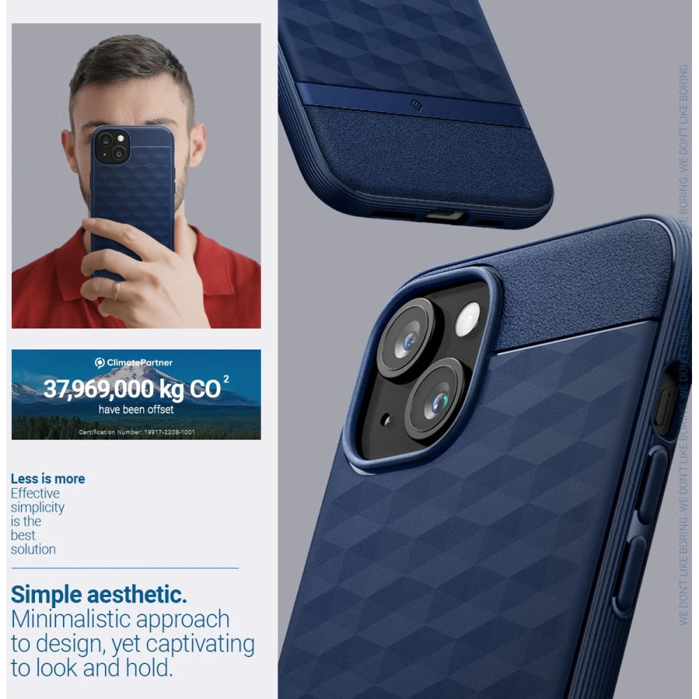 Wholesale Caseology Parallax Mag MagSafe Apple iPhone 15 Midnight Blue - SPN3072 - {ean13} - Hurt