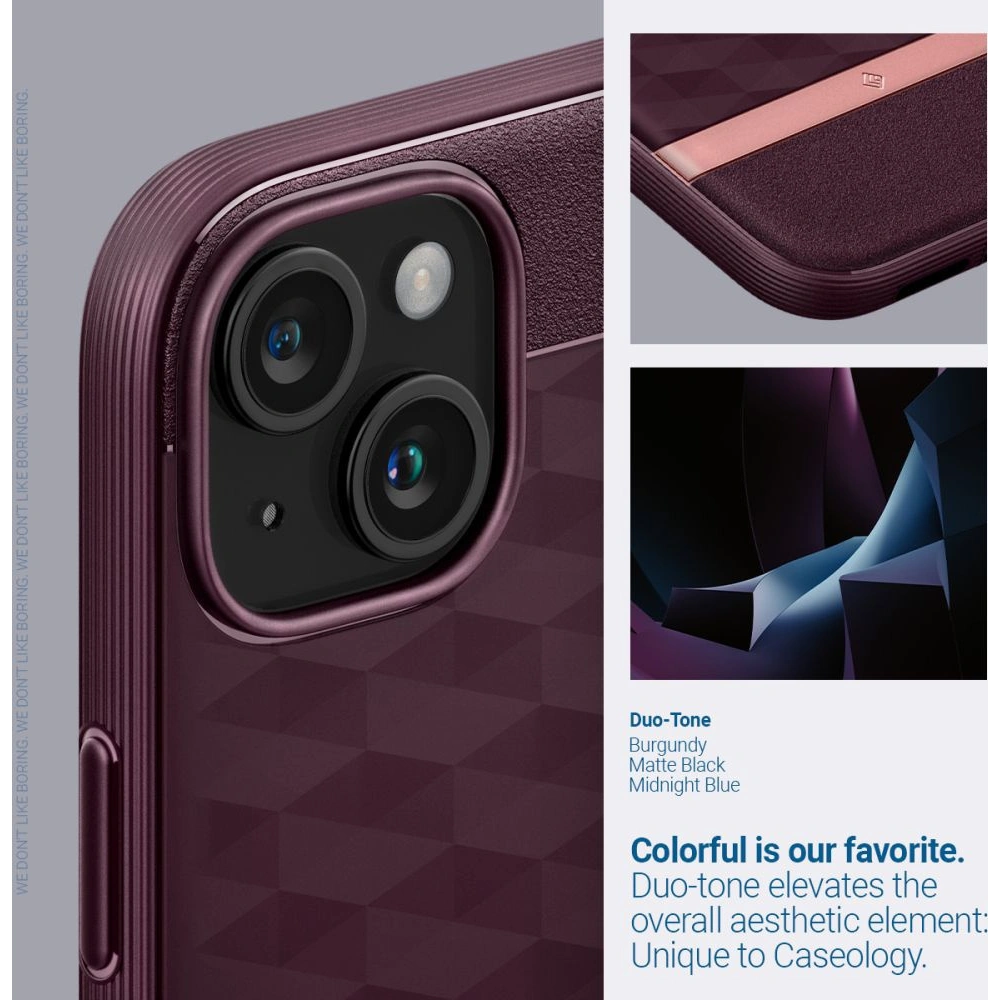 Wholesale Caseology Parallax Mag MagSafe Apple iPhone 15 Burgundy - SPN3073 - {ean13} - Hurt