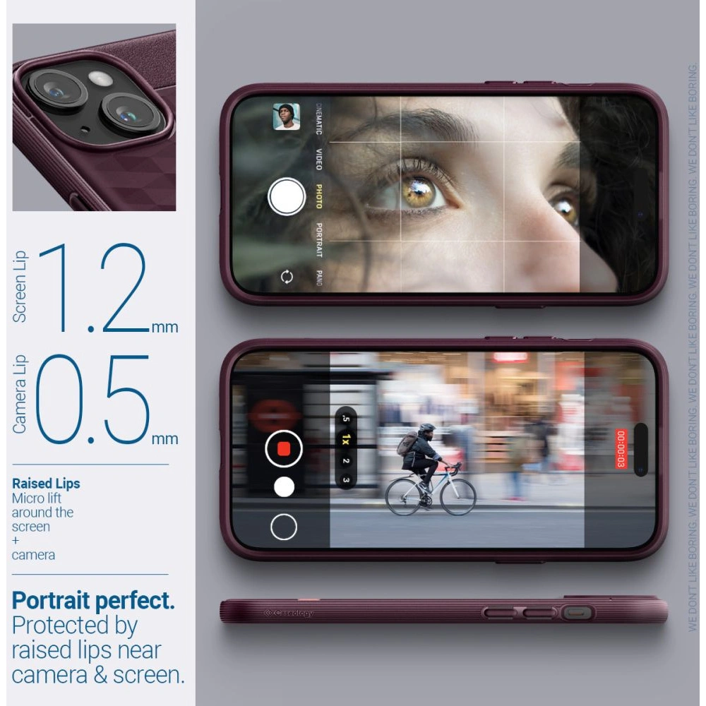 Wholesale Caseology Parallax Mag MagSafe Apple iPhone 15 Burgundy - SPN3073 - {ean13} - Hurt