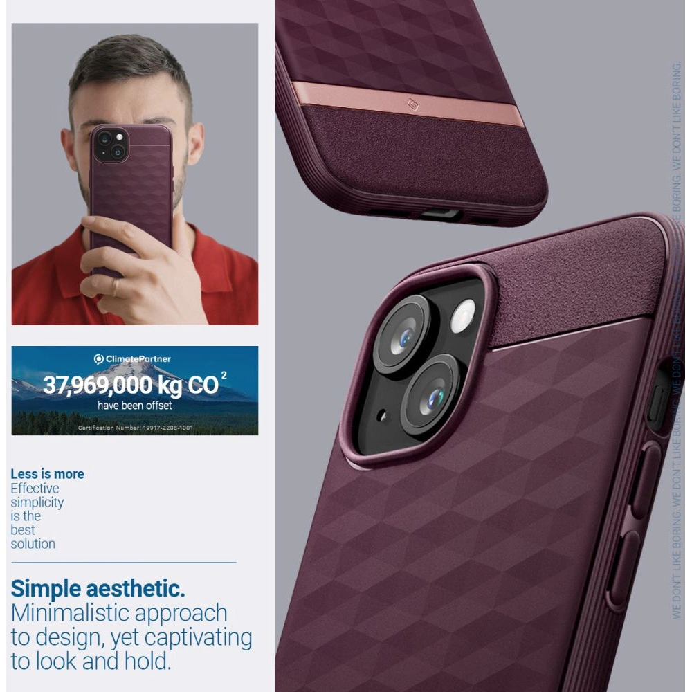 Wholesale Caseology Parallax Mag MagSafe Apple iPhone 15 Burgundy - SPN3073 - {ean13} - Hurt