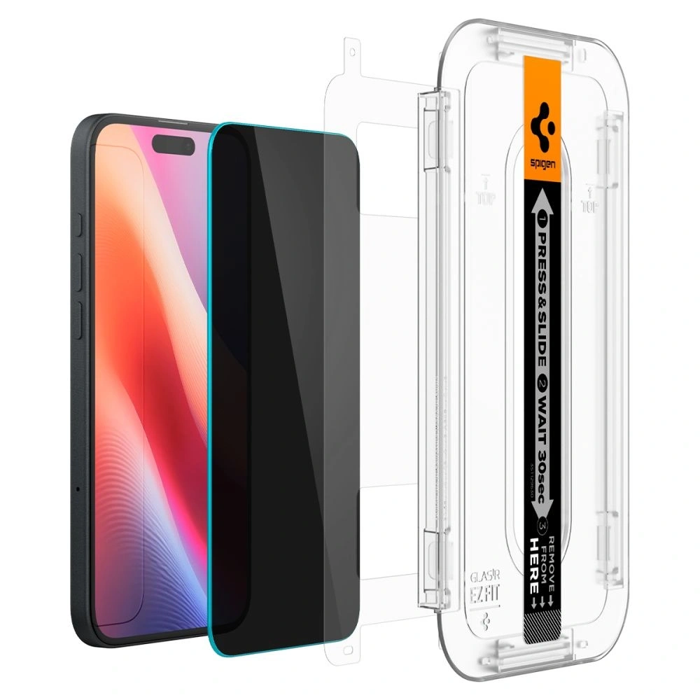 Wholesale Spigen GLAS.tR ez Fit Apple iPhone 15 / 16 Privacy [2 PACK] - SPN3076 - {ean13} - Hurt